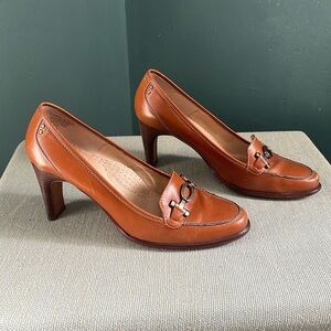 Joan & David Circa CJ Gallager Natural Leather 8.5M Gorgeous! Sexy and Comfy!